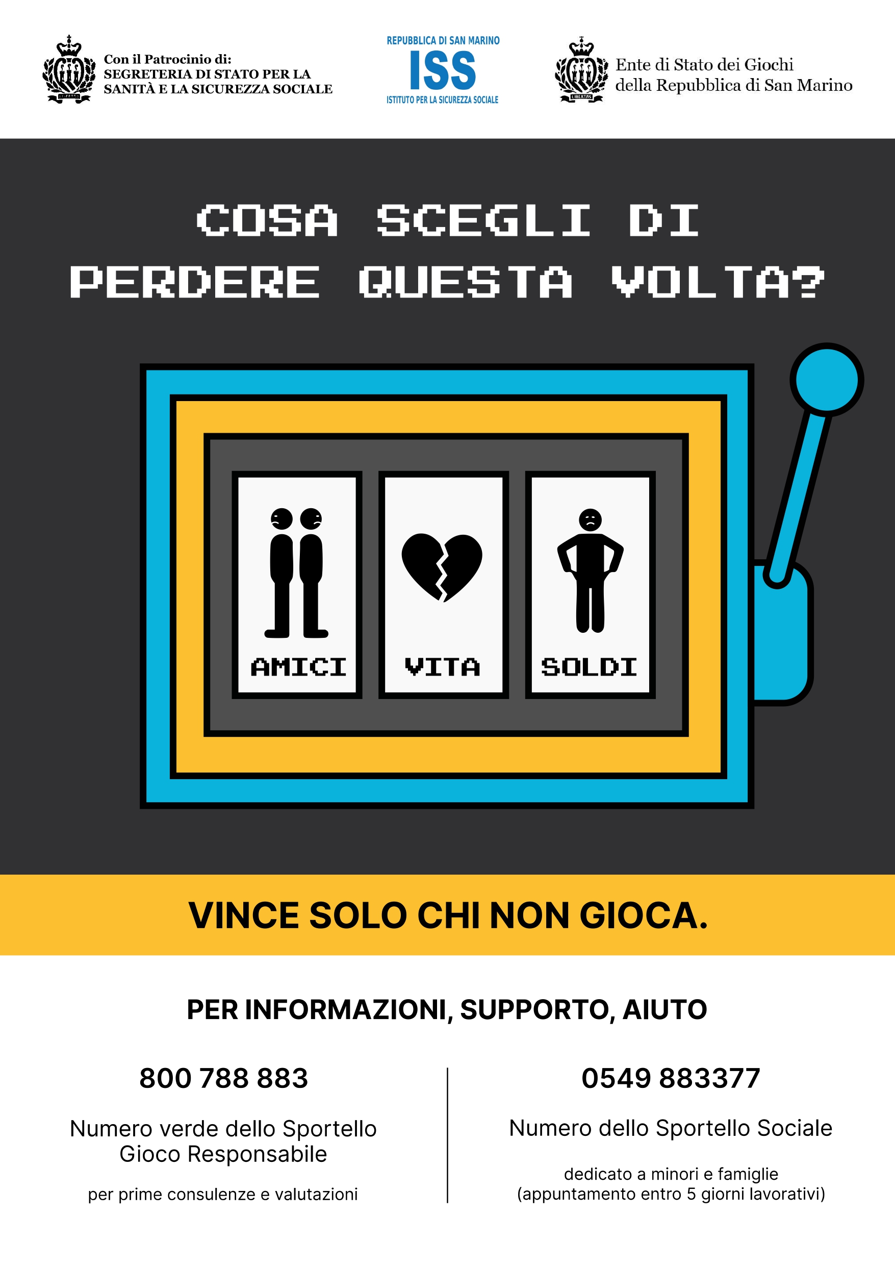 locandina gioco patologico locandina gioco patologico